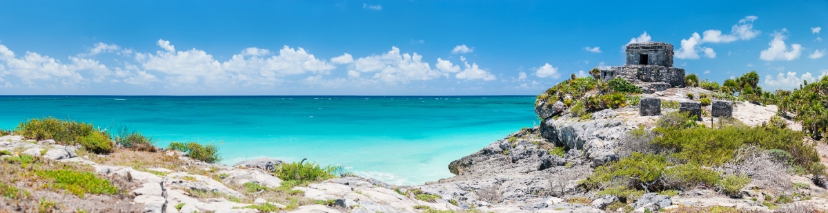 Maya Ruinen am Strand von Tulum in Mexiko (BlueOrange Studio / stock.adobe.com)  lizenziertes Stockfoto 
Informazioni sulla licenza disponibili sotto 'Prova delle fonti di immagine'